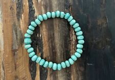 Elastisches Armband - Holz - Neu - Naturholz - türkis - NEU - Armband - NEU!!