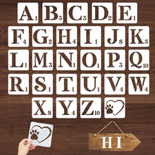 Große Buchstabenschablonen