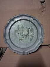 Wandteller Zinnteller Zinn