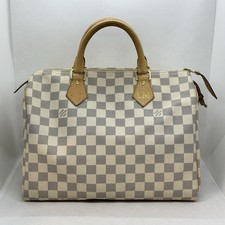 Louis Vuitton Speedy 30 Damier Azur 2012 Top Zustand (personalisiert)