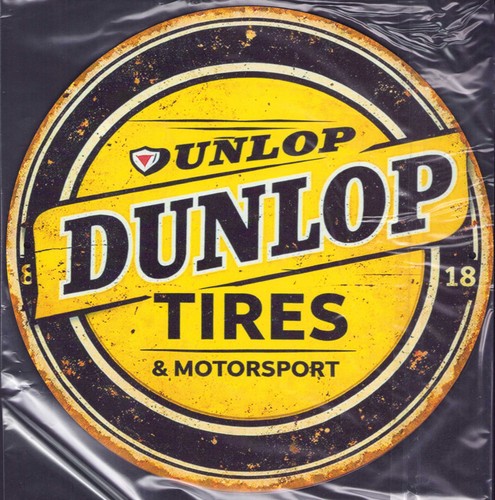 Blechschild dunlop tires - blechschild, tires"