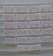 (W1.21) Griechenland Automatenmarken    ATM LOT div. Ausgaben/Papiere….