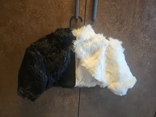 Weste Schwarz Weiß Größe L