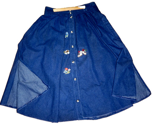 Rock jeans landhausstil gr - jeans,,