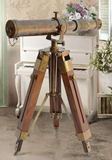 Vintage stil messing teleskop - messing,