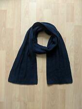 Falke Herren Schal blau 100% Kaschmir