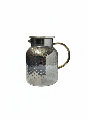 Glaskrug karaffe silber - karaffe,