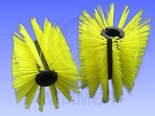 2 Stück Besen Bürste Kehrwalze Kehrwalzen Tielbürger Kehrmaschine TK 17 Schmutz