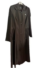 Herbst Mantel schwarz schwerer