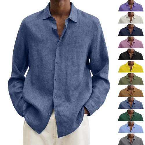 Herren klassiker langarm hemd - herren,