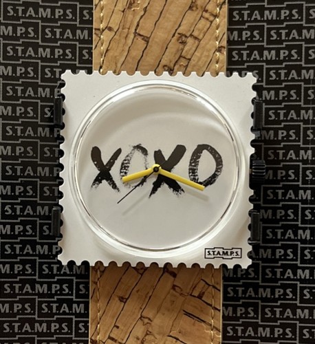 Stamps uhr kuss xoxo mit - uhr:,