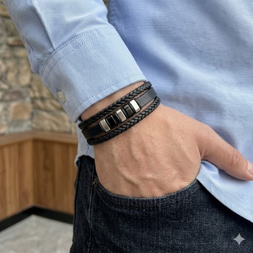 Herren armband aus echtem - herren,