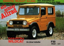 Prospekt Datenblatt Daihatsu