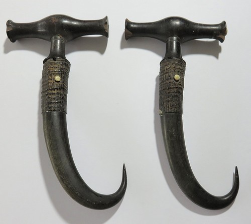 Seltenes paar antike - antike, horn