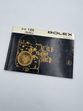 Bolex H16 Reflex Instrucrions
