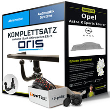 Anhängerkupplung ORIS abnehmbar für OPEL Astra K Sports Tourer +E-Satz AHK