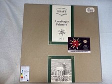 Annaberger Faltstern No.5 mit Fassung original Erzgebirge wie NEU OVP