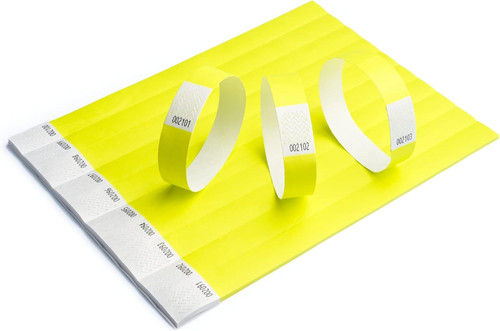 100 papier armbänder aus - 100,