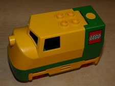 Lego Duplo elektrische Eisenbahn Lok GELB grün 2. wahl teildefekt