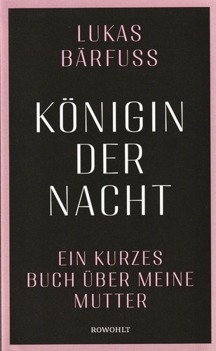 Lukas bärfuss königin der - königin,