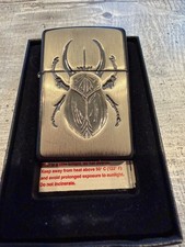 Zippo Skarabäus schwarz plattiert