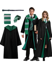 Amycute Zaubererumhang Slytherin - Harry Potter Fasching, Karneval  Gr. L
