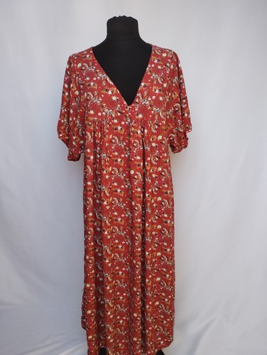 Viskose bunt boho maxi - bunt, kleid
