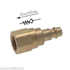 Kupplungsstecker NW 7,2 mit IG und Rückschlagventil, Kupplung, Kupplungsdose