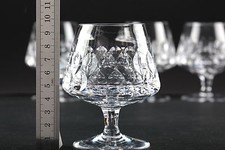 4 Vintage Peill Granada Cognacgläser Cognacschwenker Gläser Kristall 60er U3U