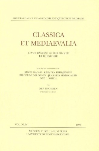 Classica mediaevalia - classica, et