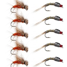 Nymphen Trockenfliegen 5er Set