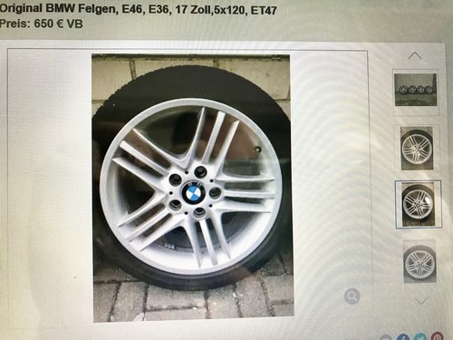 225 bmw e46 - 17, aluminum