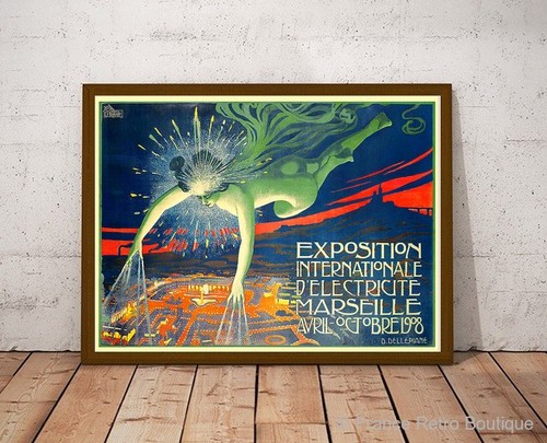 Vintage plakat aus frankreich - vintage-plakat,