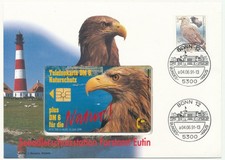 Bundesrepublik 1991 FDC Sonderstempel Telefonkarte - Seeadler Michel Nr. 1542