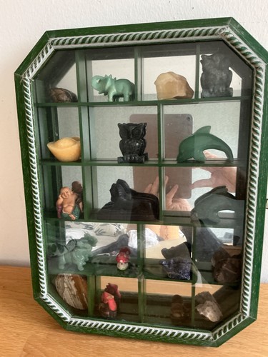 Sammlung marmor jadefiguren - sammlung, marmor-/jadefiguren