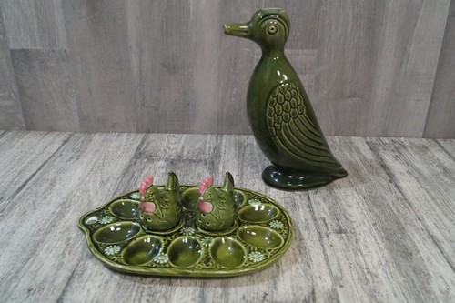 Vintage eierplatte mit salz - vintage,