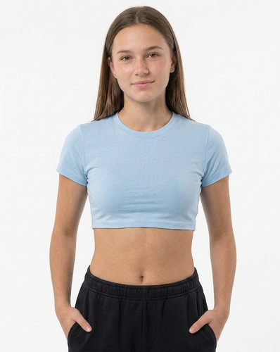 Damen crop top kurzarm - kurzarm, t-shirt