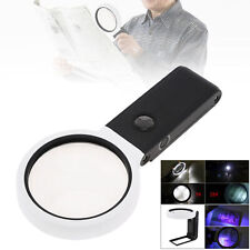 LED Lupe Leselupe mit Licht Beleuchtung 10-fach Vergrößerungsglas Juwelierlupe