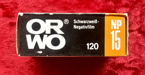 Orwo np15 schwarz - schwarz, sw-film