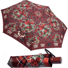 KNIRPS Rosen Damen Regenschirm Blumen Taschenschirm BLUTSGESCHWISTER Rose Schirm