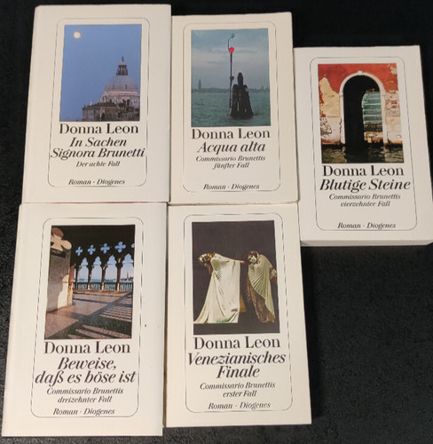 Buchpaket donna leon - 5x,