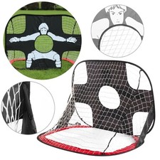 2 in 1 Fußballtor Pop-Up Kinder Fußball Tore Tor inkl. Tragetasche 120*75*75cm