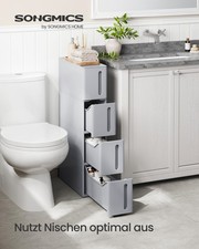 Nischenregal mit Rollen