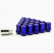 Alu Radmuttern Lug Nuts 35mm M12x1,5 Blau,Mazda, Honda, Ford, Toyota, Mitsubishi