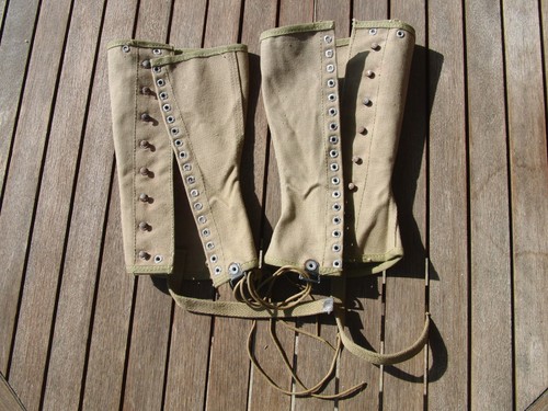 Orig army gamaschen canvas - gamaschen,