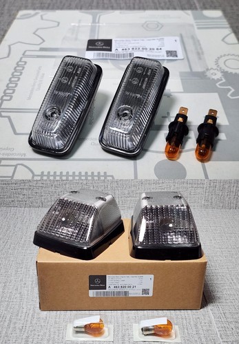 Blinker set weiß - blinker, original
