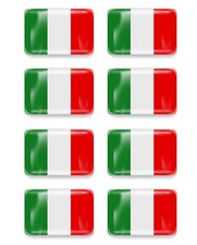 8x 3D Gel Aufkleber Italien