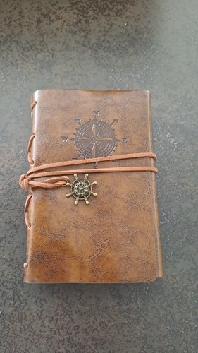 Notizbuch kunstleder - notizbuch,