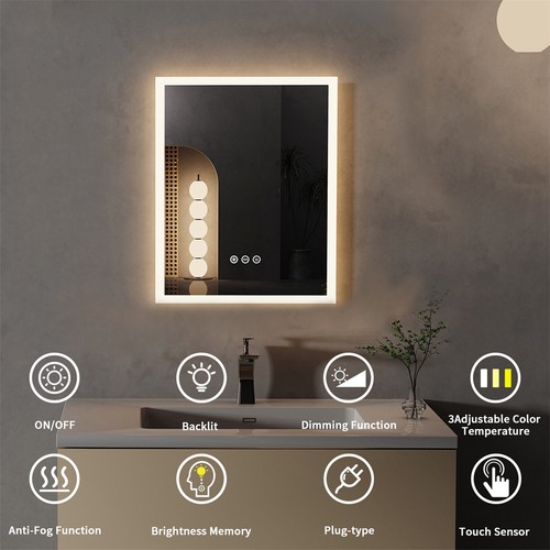 Badspiegel 40x50 led - badspiegel, cm