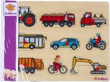 9 Teile Eichhorn Kinder Puzzle Holz Fahrzeuge 100005485